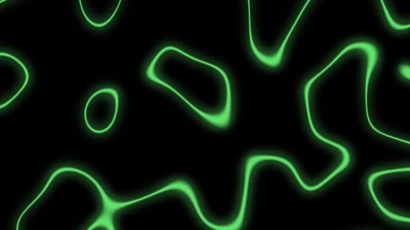 Abstract Background Green Neon Lines
