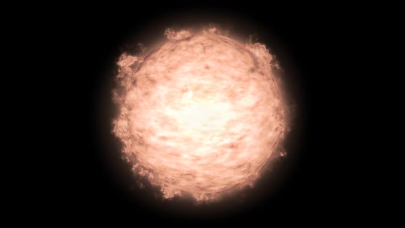 Glowing Sun Isolated With Alpha