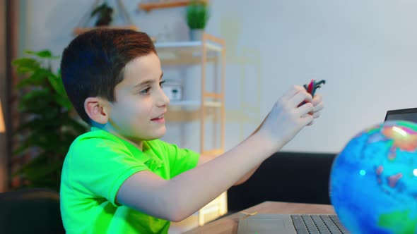 In Front of the Camera Closeup Awesome Cute Boy alt