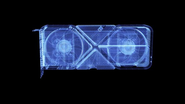 Hologram of Rotating GPU alt