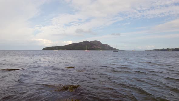 The Holy Isle in Scotland Which Is A Secluded Island In The Firth of Clyde alt