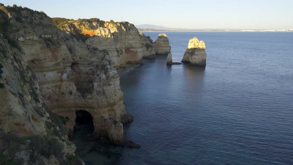 Ponta da Piedade in Lagos, in Portugal alt