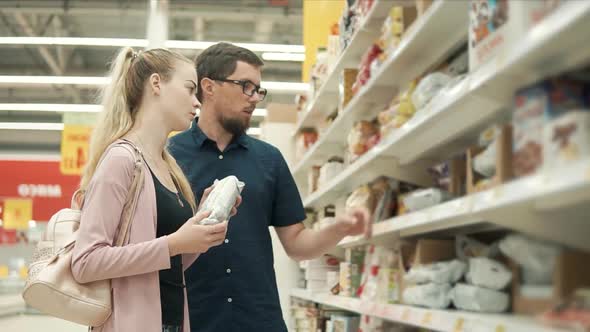Couple Spending Day Shopping for Groceries alt