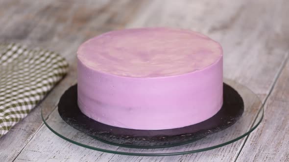 Delicious Summer Blueberry Cake.	 alt