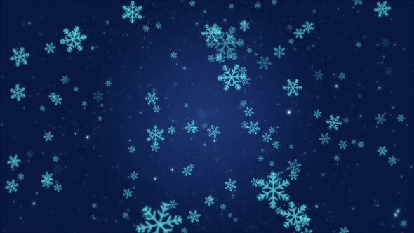 Christmas Snow Flakes Background