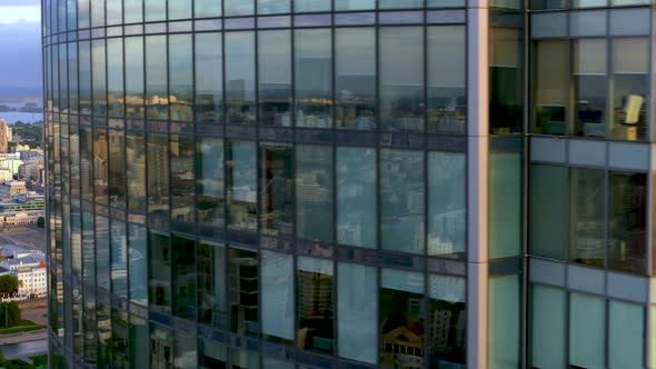 Vysotsky skyscraper glass facade alt