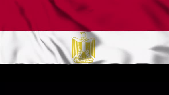 4K Egypt Flag - Loopable