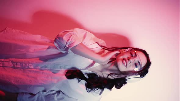 Music Joy Favorite Playlist Woman Neon Earphones alt