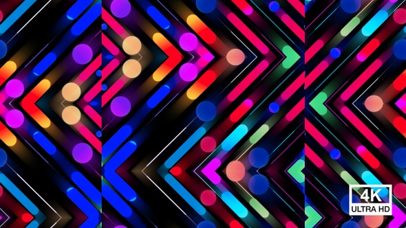 Trendy Colorful Geometric Pattern 4K alt