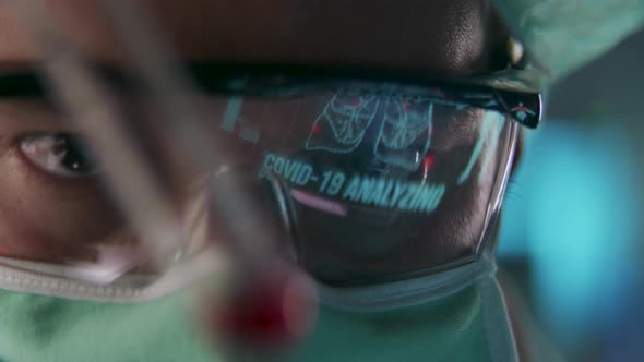 Researching COVID-19 in a modern laboratory