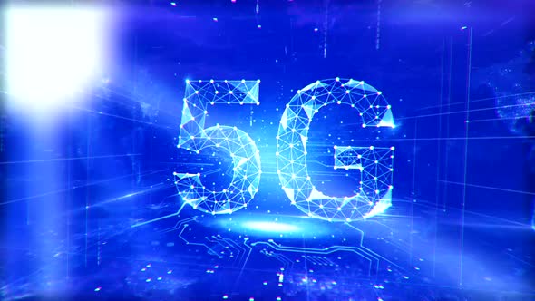 5G Background Blue alt