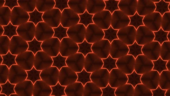 New Brown Color Neon Light Abstract Hexagon Mirror Liquid Animated Background alt