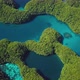 Aerial Footage of a Limestone Islands in Rock Islands Palau - VideoHive Item for Sale