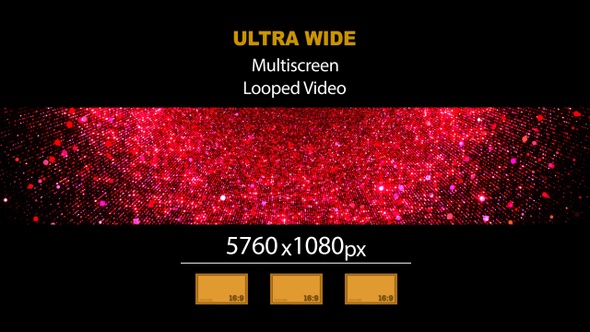 Ultra Wide HD Glitter Particles Fluid 02