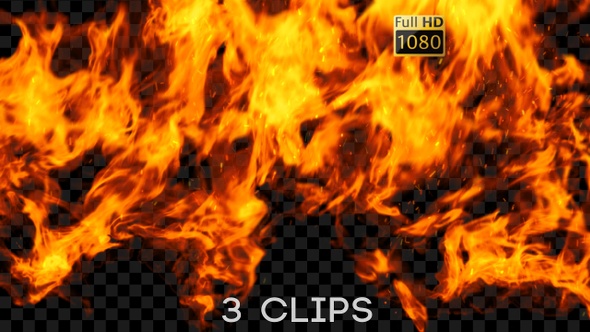 Fire Transitions, Motion Graphics | VideoHive