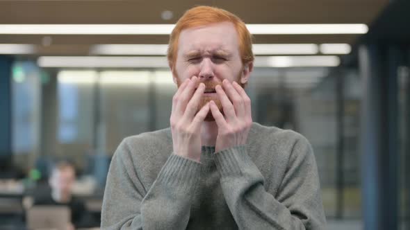Portrait of Young Man Crying Sad Expression alt