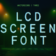 LCD Screen Font | Three - VideoHive Item for Sale