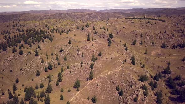 Arid landscape in New Zealand alt