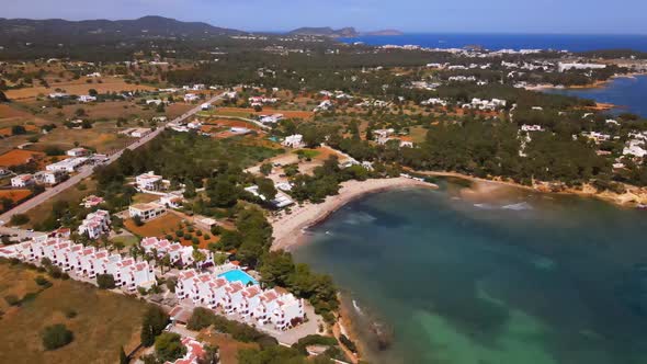 Es Niu Blau beach in Ibiza, Spain alt