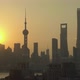 Shanghai City at Sunrise. Lujiazui District. China. Aerial View - VideoHive Item for Sale