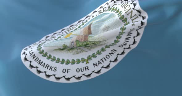 Virginia Beach City Flag alt