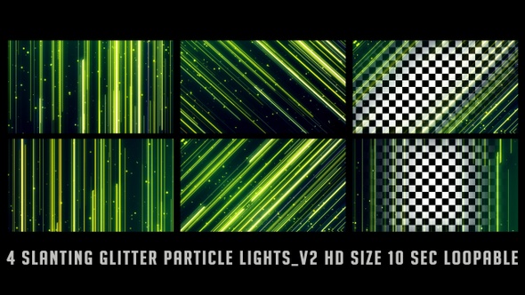 Slanting Glitter Particle Lights V02