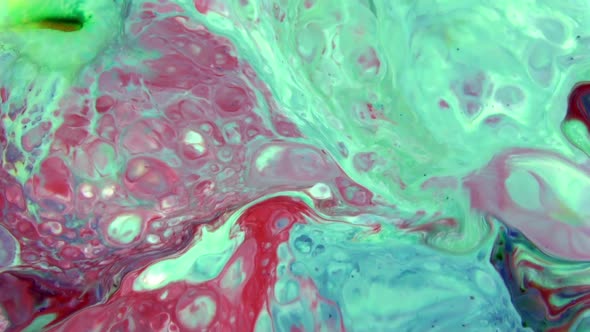 Abstract Colorful Fluid Paint Background 35
