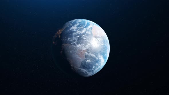 Full revolution of the planet around its axis alt