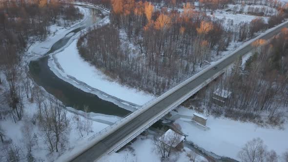 Car On A Bridge