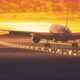 Takeoff Plane In the Evening - VideoHive Item for Sale