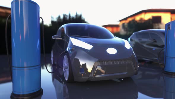 Power Supply for Electric Car Charging alt