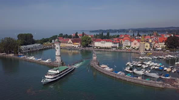 Aerial View of Lindau, Germany alt