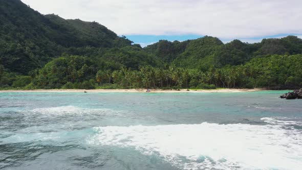 4k 30fps A Virgin Beach With A Boat In The Beach In The Caribbean In The Paradise 12 alt