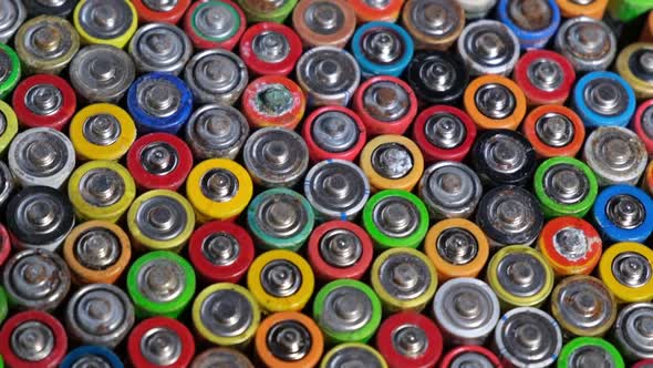 Finger batteries. Harmful effects of batteries on the nature alt