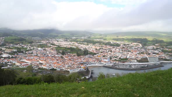 Angra do Heroismo City in Terceira Island, Azores Island