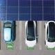Aerial View of a Car Parking Under Solar Panels - VideoHive Item for Sale