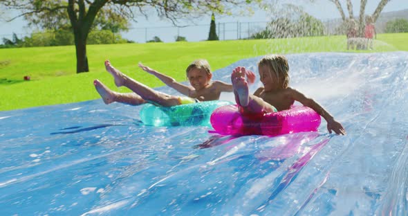 Happiness is a summer waterslide