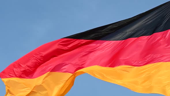 Slow Motion German Germany Deutschland Flag Hd 146