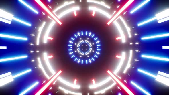 Red and Blue Beam Light Effects 4K Loop alt
