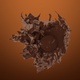 Chocolate Drop Splash In Sphere 4K - VideoHive Item for Sale