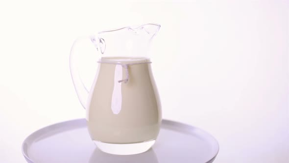 Traditional egg nog cocktail for Holiday Season. alt