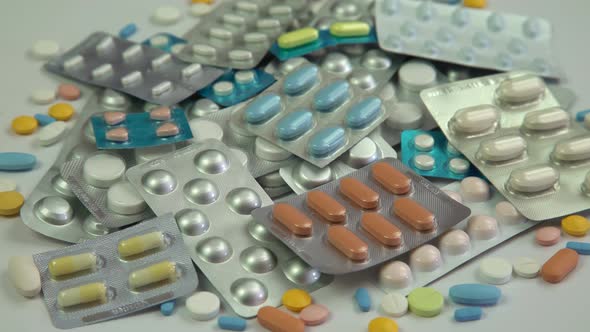 Colorful Pill Tablets