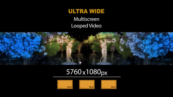 Ultra Wide HD Luxury Magic Garden Hall 05