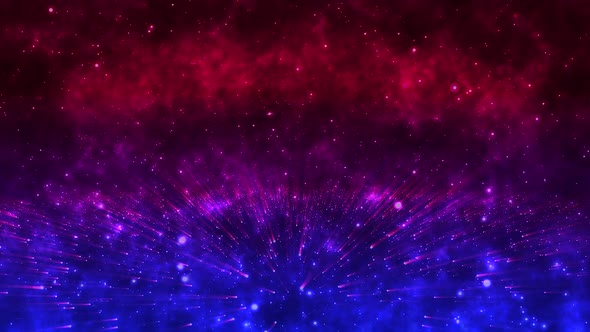 Particle Galaxy Abstract Infinite Background Loop