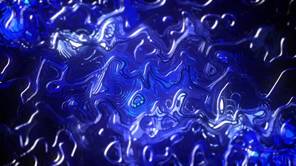 Animation4k video of everchanging detailed particle texture in vivid colors
