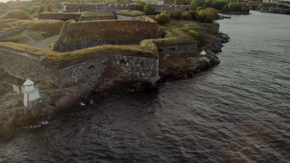 Suomenlinna Island Fortress Aerial View alt