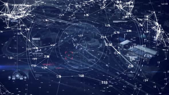 Moving data connections above a city and highway alt