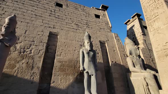 Luxor Temple in Luxor, ancient Thebes, Egypt.