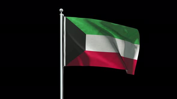 Kuwait Flag Big