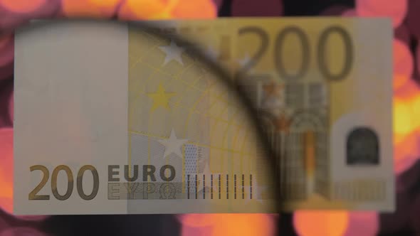 The Image on the 200 Euro Paper Money in Banknote alt